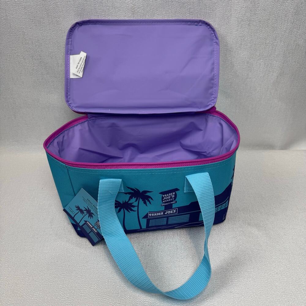 Turquoise Pink Purple  NEW WITH TAGS SUMMER MINI TOTE MAY 2026